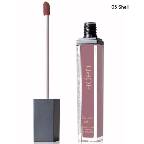 Рідка матова помада Aden Liquid Lipstick 05 Shell 7 ml ADEN02 фото