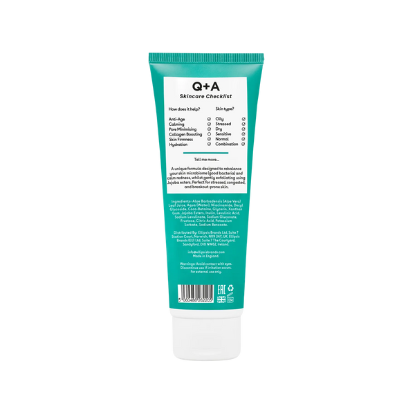 Очищувальний засіб для обличчя Q+A Niacinamide Gentle Exfoliating Cleanser 125 мл. ТЕРМІН ПРИДАТНОСТІ ДО 07.2026р. 5060486262205 фото