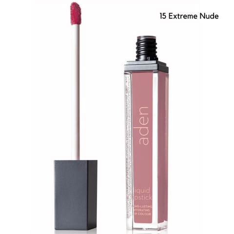 Рідка матова помада Aden Liquid Lipstick 15 Extreme Nude 7 ml ADEN05 фото