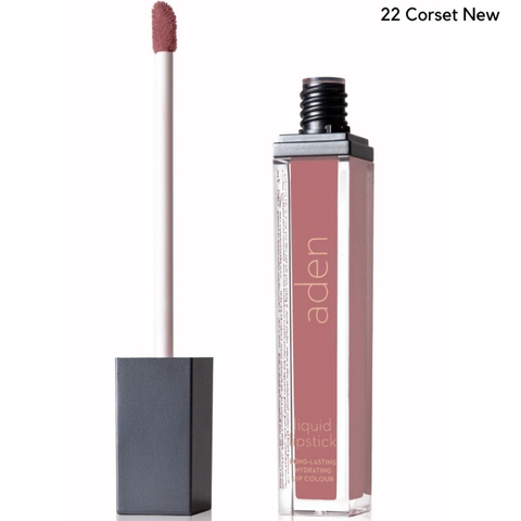 Рідка матова помада Aden Liquid Lipstick 22 Corset 7 ml ADEN06 фото
