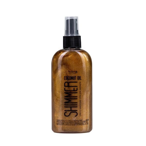 Олія кокосова для засмаги з шимером Top Beauty Shimmer Coconut Oil 100ml 00-00000249 фото