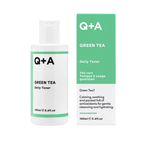 Тонер для обличчя з зеленим чаєм Q+A Green Tea Daily Toner 100ml. ТЕРМІН ПРИДАТНОСТІ ДО 07.2026р. 5060486261949 фото