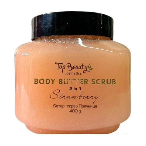 Скраб-батер для тіла Top Beauty Body Butter Scrub Полуниця, 400 г SCRUB02 фото
