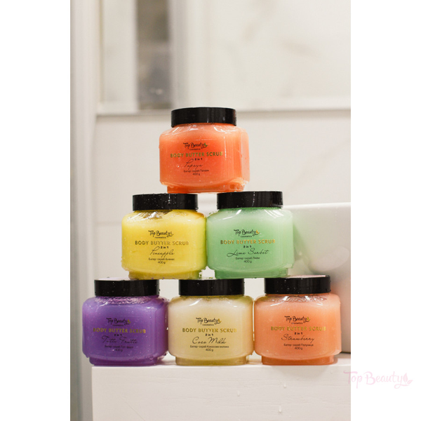 Скраб-батер для тіла Top Beauty Body Butter Scrub Кокосове молоко, 400 г SCRUB06 фото